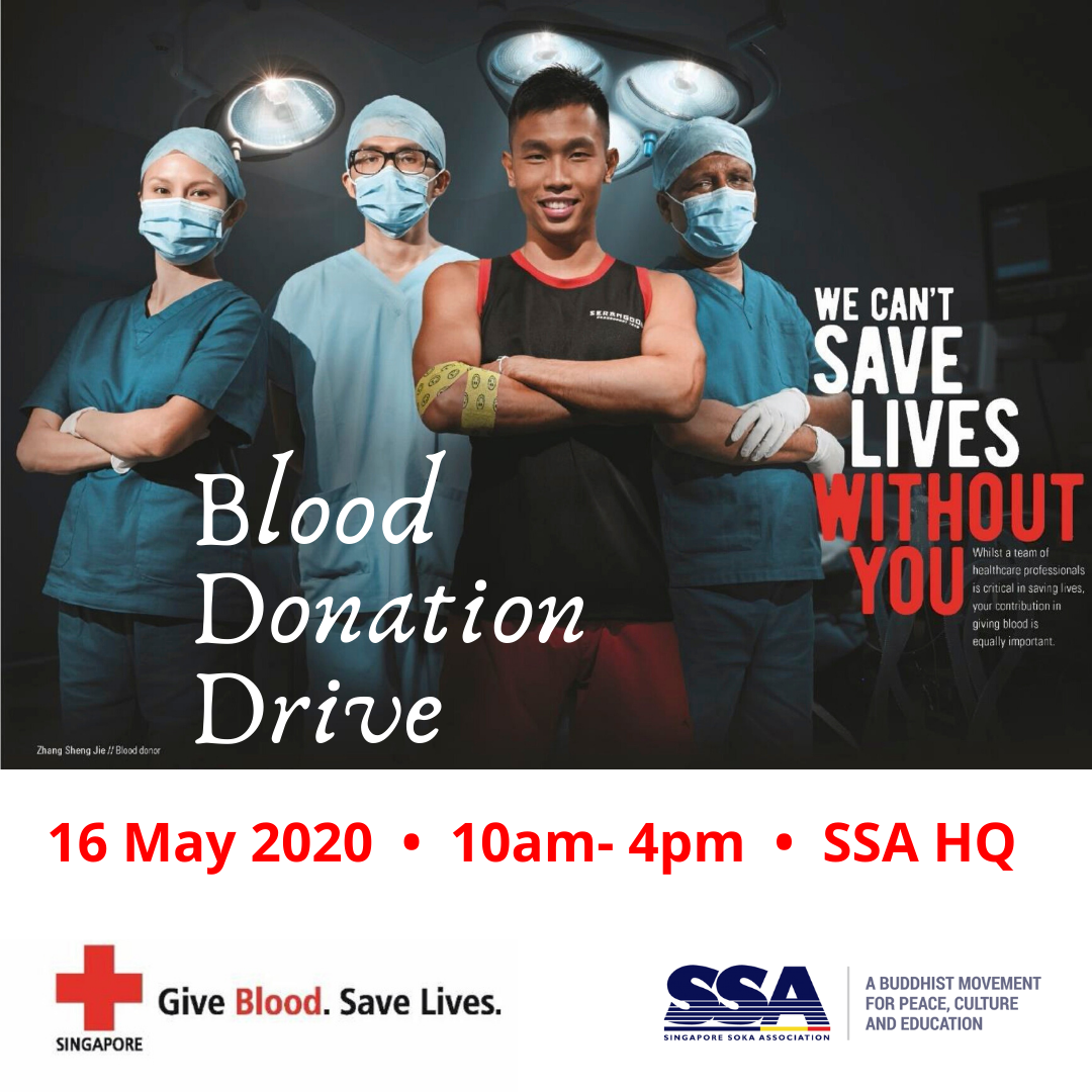 Blood Donation Drive In Partnership With Singapore Red Cross - Soka ...