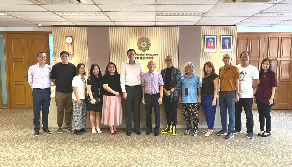 People's Association staff Visits SGS Headquarters - Soka Gakkai Singapore